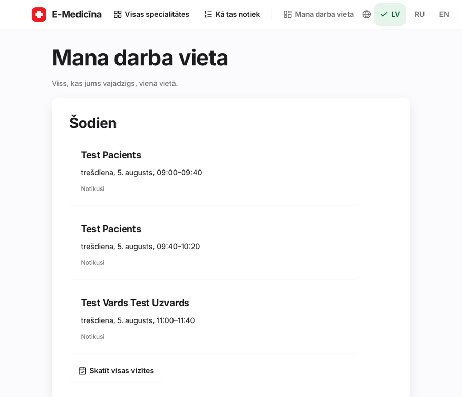 Ekrānuzņēmums: Kā uzstādīt nedēļas grafiku, 1. solis